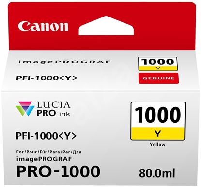Zásobník Canon č.1000 - PFI-1000Y (Žlutý)
