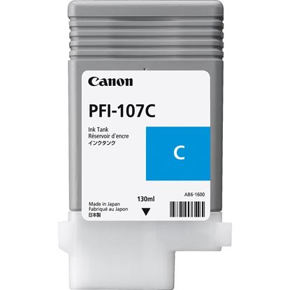 Zásobník Canon č.107 - PFI-107C (Azurový)