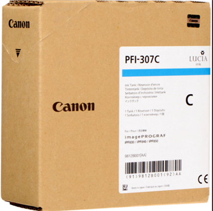 Zásobník Canon č.307 - PFI-307C (Azurový)