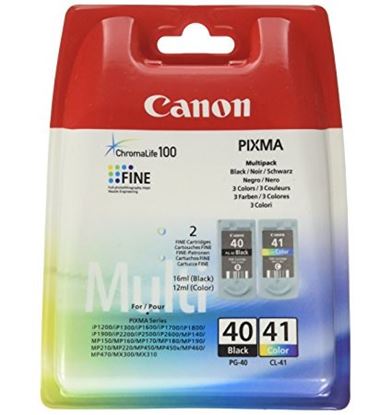 Cartridge - Multi Pack Canon č.40+41 - PG-40+CL-41 (Černá a barevná)