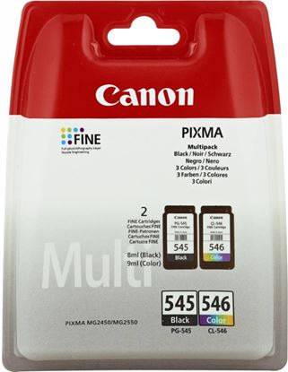 Cartridge - Multi Pack Canon č.545+546 - PG-545+CL-546 (Černá a barevná)