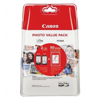 Photo Pack Canon č.545XL+546XL - PG-545XL+CL-546XL (Černý a barevný)