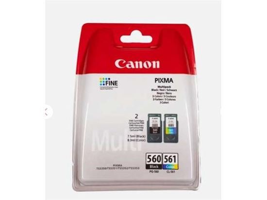 Cartridge - Multi Pack Canon č.560+561 - PG-560+CL-561 (Černá a barevná)