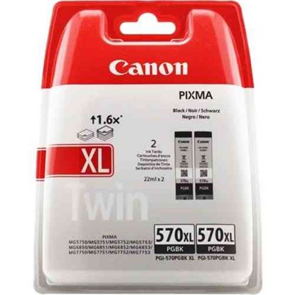 Zásobníky - Multi Pack Canon č.570XL - PGI-570XLBk-Twin (Černé)