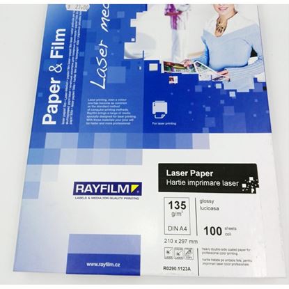 RayFilm R02901123A 'Oboustranný laser papír'(A4, 100 ks, 135 g/m2)  - Doprodej
