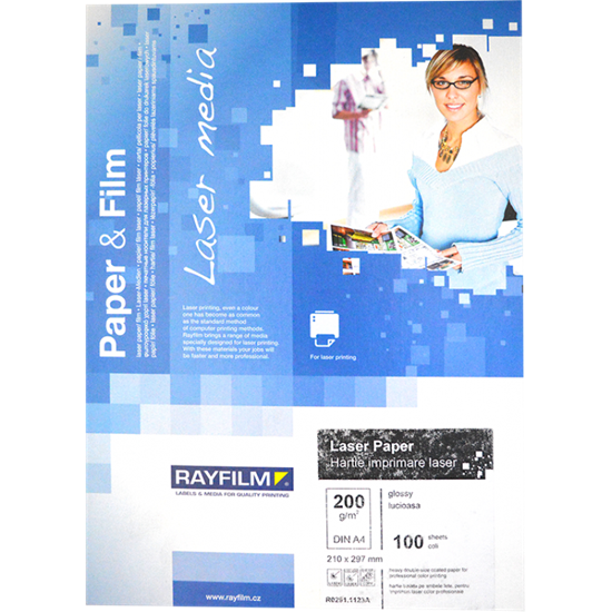 RayFilm R02911123A 'Laser papír'(A4, 100 ks, 200 g/m2)