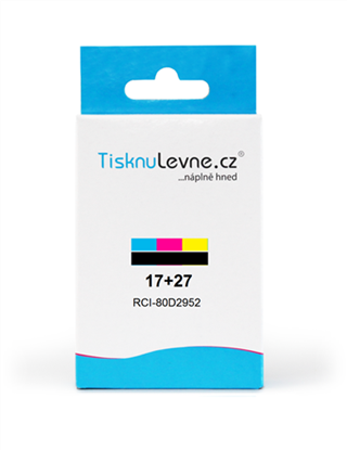 Cartridge - Multi Pack TisknuLevne.cz č.17+27 80D2952 (Černá a barevná)