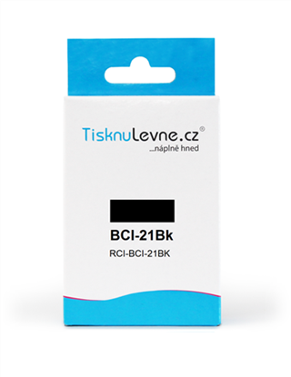 Cartridge TisknuLevne.cz BCI-21Bk (Černá)