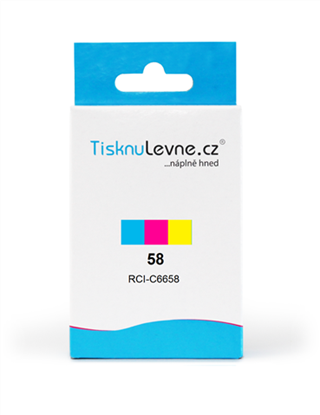 Cartridge TisknuLevne.cz č.58 C6658A (Barevná foto)