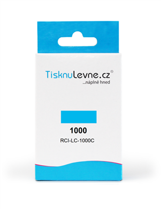 Zásobník TisknuLevne.cz č.1000 LC-1000C (Azurový)