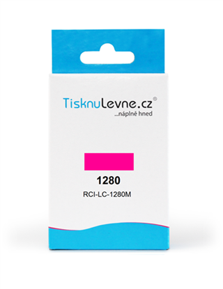 Zásobník TisknuLevne.cz č.1280 LC-1280XLM (XL) (Purpurový)