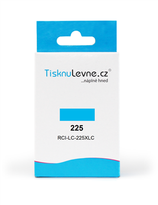 Zásobník TisknuLevne.cz č.225 LC-225XLC (Azurový)