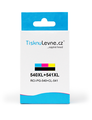 Cartridge - Multi Pack TisknuLevne.cz č.540XL+541XL PG-540XL+CL-541XL (Černá a barevná)