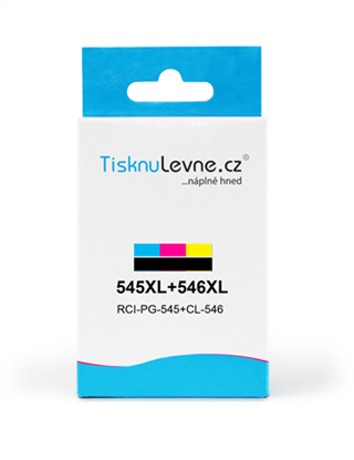 Cartridge - Multi Pack TisknuLevne.cz č.545XL+546XL PG-545XL+CL-546XL (Černá a barevná)