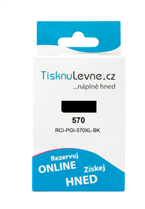 Zásobník TisknuLevne.cz č.570 PGI-570XL-BK (Černý)