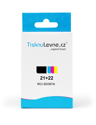 Cartridge - Multi Pack TisknuLevne.cz č.21+22 SD367A (Černá a barevná)