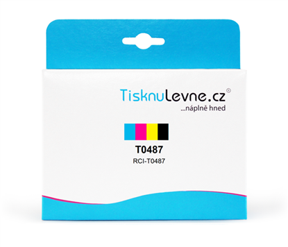 Zásobníky - Multi Pack TisknuLevne.cz T0487 (Černý, azur., purpur., žlutý, sv.azur. a sv.purp.)