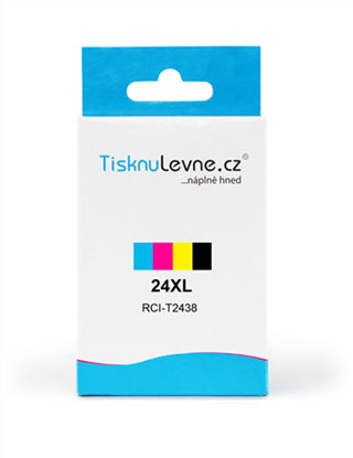 Zásobníky - Multi Pack TisknuLevne.cz č.24XL T2438 (Černý, azur., purpur., žlutý, sv.azur. a sv.purp