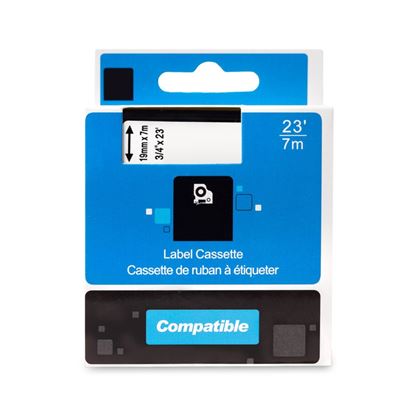 Kompatibilní páska 45810 (Bílý tisk/průsvitný podklad)