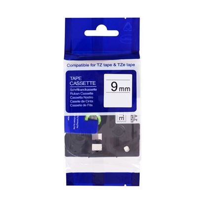 Kompatibilní páska TZE-525 (Bílý tisk/modrý podklad)