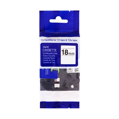 Kompatibilní páska TZe-541 (Černý tisk/modrý podklad)