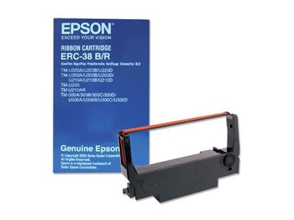 Barvící páska Epson S015376 (Černá, červená) (ERC-38)