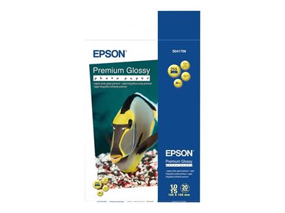 Epson S041706-10x15 'Premium Glossy Photo '(10x15cm, 20 listů, 255 g/m2)
