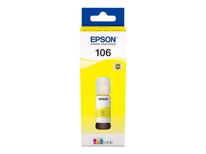Lahev s inkoustem Epson č.106 - T00R4 (Žlutá)