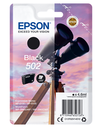 Zásobník Epson č.502 - T02V1 (Černý)