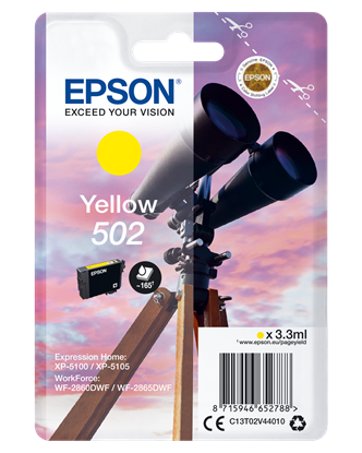 Zásobník Epson č.502 - T02V4 (Žlutý)
