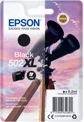 Zásobník Epson č.502 XL - T02W1 (Černý)
