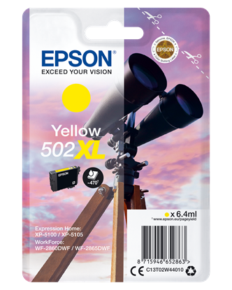 Zásobník Epson č.502 XL - T02W4 (Žlutý)