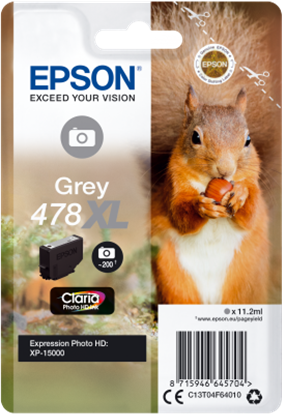 Zásobník Epson č.478Xl - T04F6 (Šedý foto)