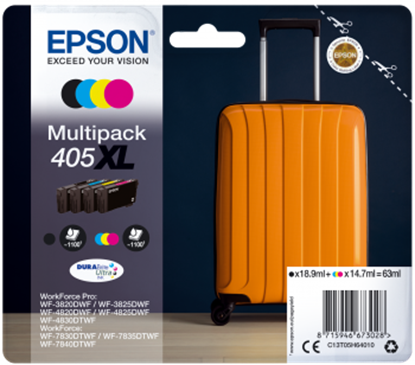 Zásobníky - Multi Pack Epson č.405XL - T05H6 (Černé, azurové, purpurové, žluté) 405XL