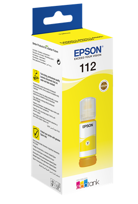 Lahev s inkoustem Epson č.112 - T06C4 (Žlutá)