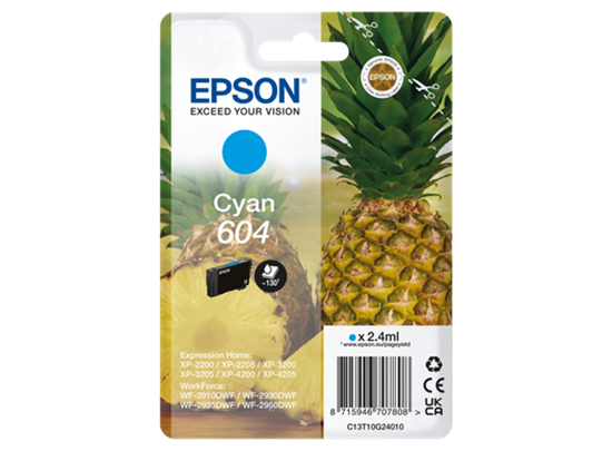 Zásobník Epson č.604 - T10G2 (Azurový)
