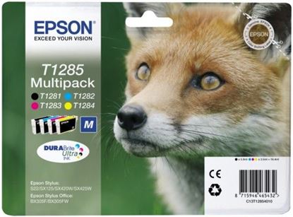 Zásobníky - Multi Pack Epson T1285 (Černé, azurové, purpurové, žluté)