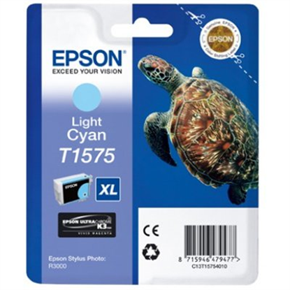 Zásobník Epson T1575 (Světle azurový) XL