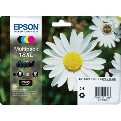 Zásobníky - Multi Pack Epson č.18XL - T1816 (Černé, azurové, purpurové, žluté)