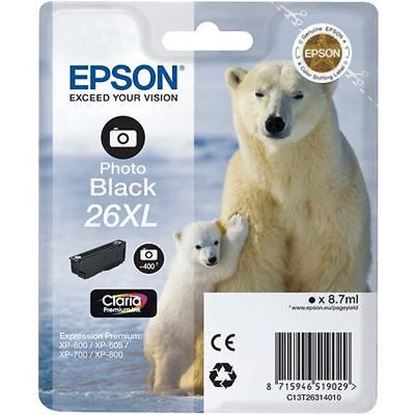 Zásobník Epson č.26XL - T2631 (Černý foto)