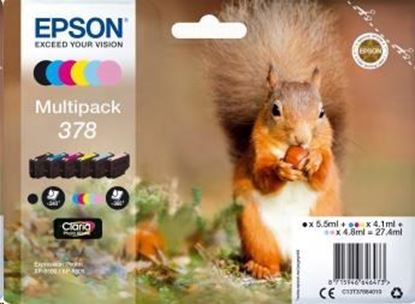 Zásobníky - Multi Pack Epson č.378 - T3788 (Černé, azur., purpur., žluté, sv.azur. a sv.purp.)