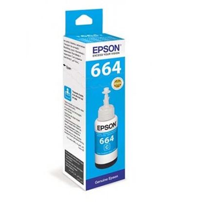 Lahev s inkoustem Epson č.664 - T6642 (Azurová)