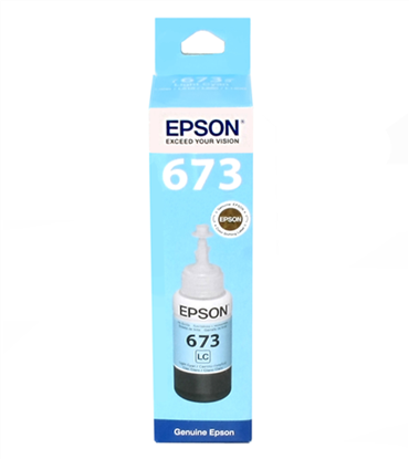 Lahev s inkoustem Epson č.673 - T6735 (Světle azurová)
