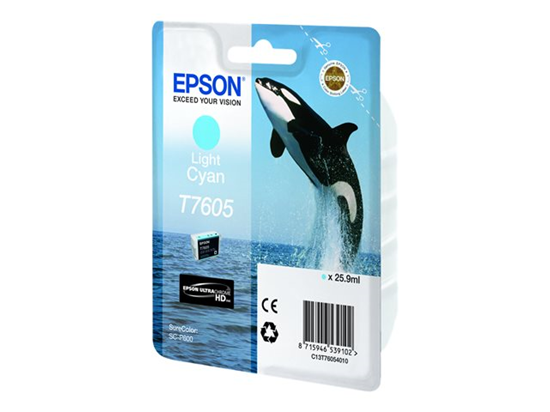 Zásobník Epson T7605 (Světle azurový)