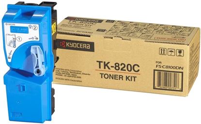 Toner Kyocera TK-820C (Azurový)