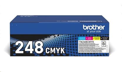 Tonery - Multi Pack Brother TN-248VAL (Černý, azurový, purpurový, žlutý)