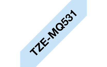 Páska Brother TZe-MQ531 (Černý tisk/modrý podklad)