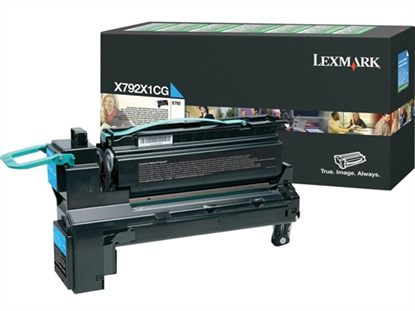 Toner Lexmark X792X1CG (Azurový) (Return)